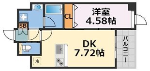 プレジオ難波ASIANの物件間取画像